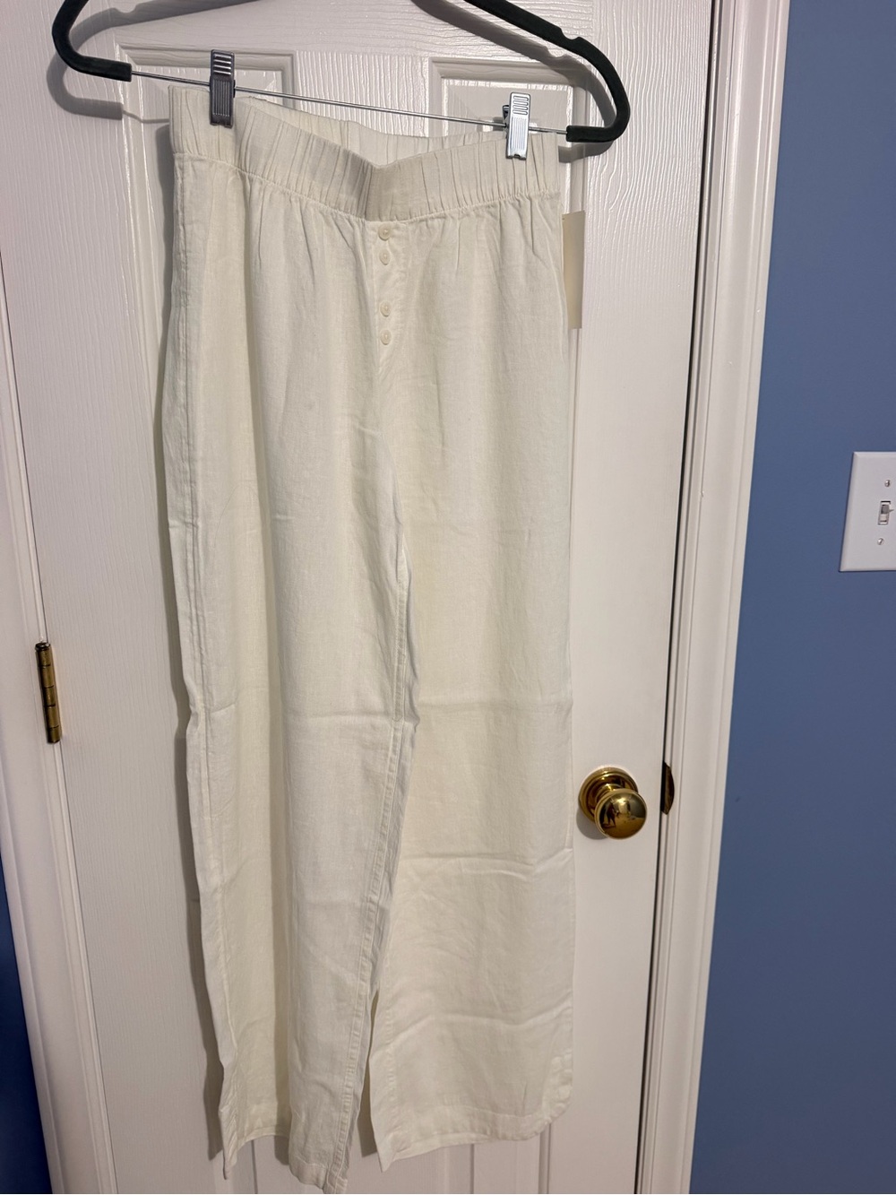 stars above Cream Wide-Leg Men’s Chinos